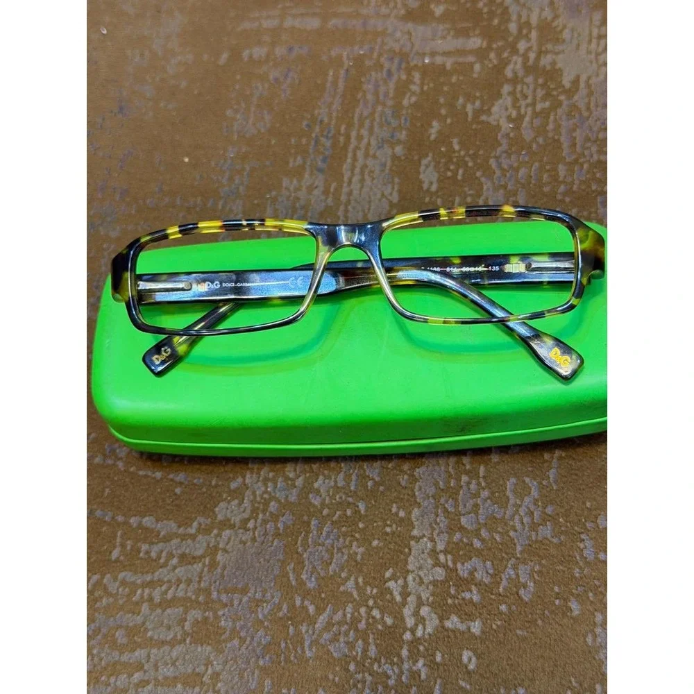 Dolce & Gabbana DG 1188 814 Tortoise Yellow Havana Eyeglasses Frames 53-16-135